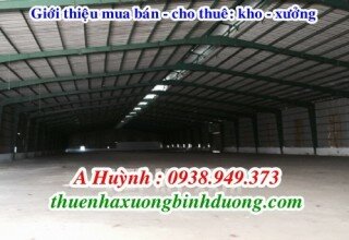 Cho thuê nhà xưởng Vĩnh Tân, Bình Dương, LH 0981.595.795 Mr Kim