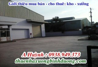 Cho thuê xưởng Bình An, Bình Dương, LH 0981.595.795 Mr Kim