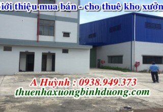 Cho thuê xưởng ở KCN Nam Tân Uyên, 7.500m2, LH A Kim 0981595795