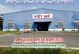 Cho thuê xưởng ở khu công nghiệp Sóng Thần 3, 7.200m2, LH 0981595795