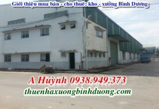 Cho thuê xưởng ở khu công nghiệp Visip 2, 7.500m2, LH A Kim 0981595795