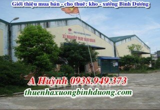 Cho thuê xưởng tại khu công nghiệp Việt Hương 2, Bình Dương, 9.500m2, LH A Kim 0981595795