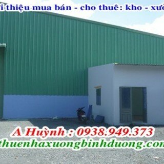 Cho thuê xưởng tại Tân Phước Khánh Tân Uyên Bình Dương 2700m giá 45.000đ
