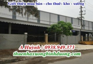 Cho thuê xưởng tại Thuận An Bình Dương, LH 0981.595.795 Mr Kim