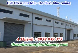 Cho thuê xưởng 4000m2 Thuận Giao, Thuận An, Bình Dương khuôn viên 6000m2, LH 0981.595.795 Mr Kim