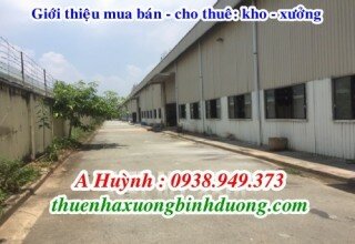 Cho thuê xưởng Thuận Giao, Bình Dương, LH 0981.595.795 Mr Kim