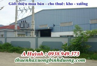 Cho thuê 3 xưởng mới xây 5000m2 trong KCN Đồng An 2, Thủ Dầu Một, Bình Dương, LH 0981.595.795 Mr Kim