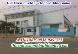 Cho thuê xưởng Vĩnh Phú, Bình Dương, LH 0981.595.795 Mr Kim