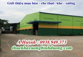 Kho xưởng cho thuê 5000m2 tại Định Hòa, Thủ Dầu Một, Bình Dương giá 36,000/m2, LH 0981.595.795 Mr Kim