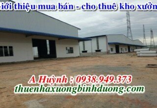 Nhà xưởng khu công nghiệp Đồng An 2, Bình Dương cho thuê, 9.400m2, LH A Kim 0981595795