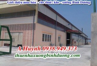Nhà xưởng ở khu công nghiệp Nam Tân Uyên cho thuê, 10.400m2, LH 0981595795
