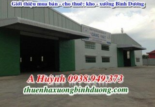 Nhà xưởng ở khu công nghiệp Sóng Thần 3 cho thuê, 10.500m2, LH 0981595795