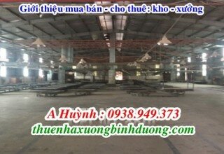 Nhà xưởng Tân Phước Khánh cho thuê, 2600m2, LH 0981.595.795 Mr Kim