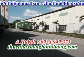 Thuê xưởng khu công nghiệp Kim Huy, Bình Dương, 16.400m2, LH A Kim 0981595795