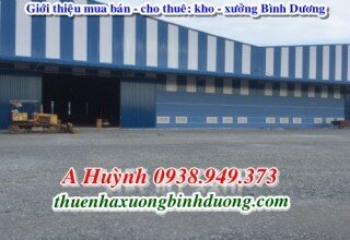 Thuê xưởng ở khu công nghiệp Nam Tân Uyên, 16.400m2, LH 0981595795