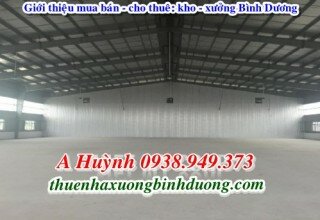 Thuê xưởng tại khu công nghiệp Mỹ Phước, 6.900m2, LH 0981595795