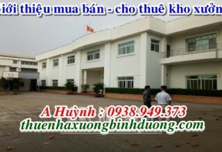 Xưởng KCN Nam Tân Uyên cho thuê, 18.500m2, LH A Kim 0981595795