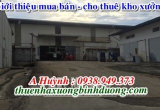 Xưởng ở khu công nghiệp Đồng An 2, Bình Dương cho thuê, 6.300m2, LH A Kim 0981595795