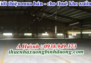 Xưởng ở khu công nghiệp Kim Huy, Bình Dương cho thuê, 5.400m2, LH A Kim 0981595795
