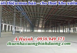 Xưởng ở khu công nghiệp Mỹ Phước, Bình Dương cho thuê, 9.500m2, LH A Kim 0981595795
